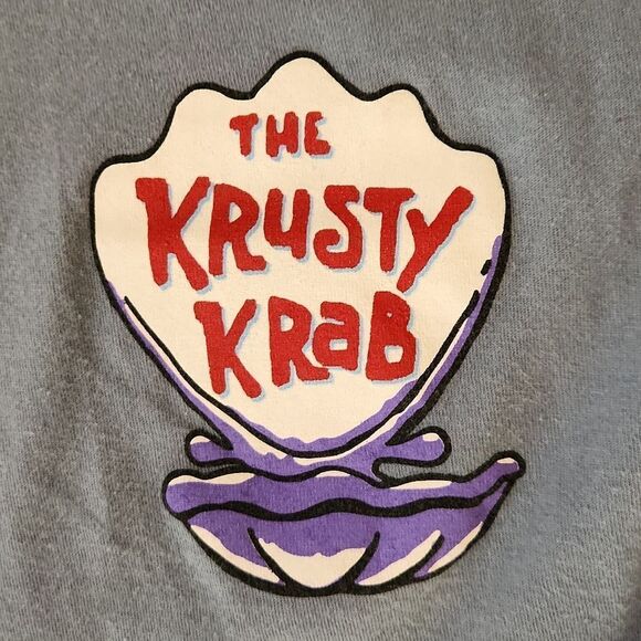 Nickelodeon The Crust Crab men's XS short sleeve t-shirt  SpongeBob Squarepants - Picture 1 of 5